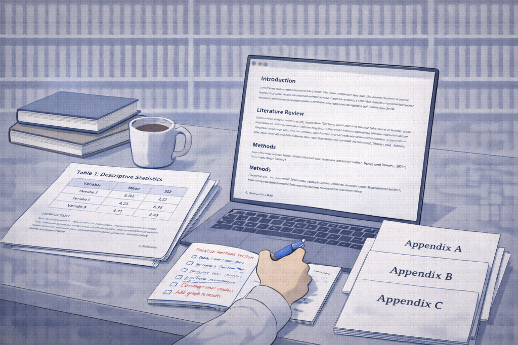 Academic writing guide on AI detection and paraphrasing