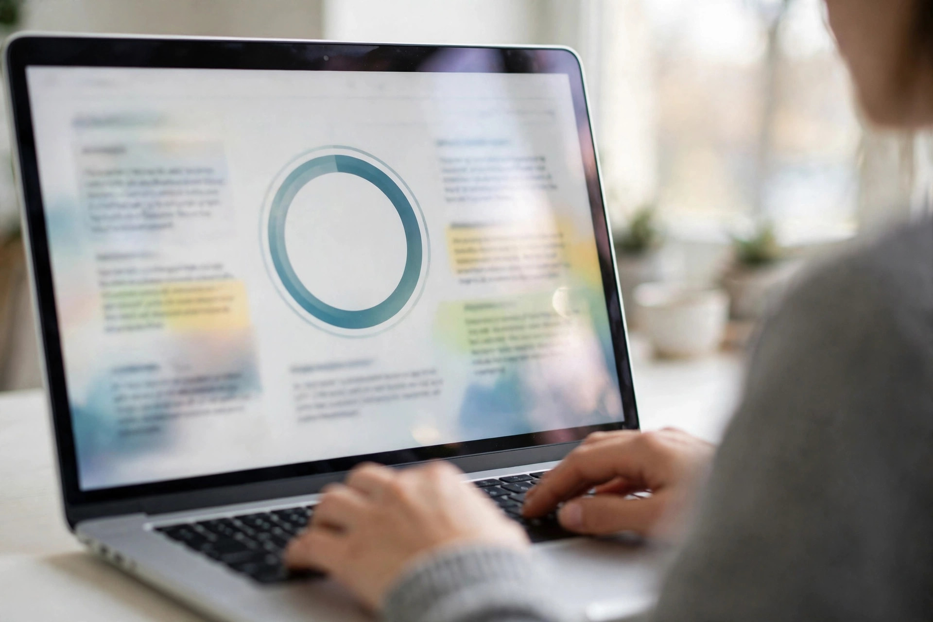 AI detector dashboard showing text analysis report with highlighted sentences