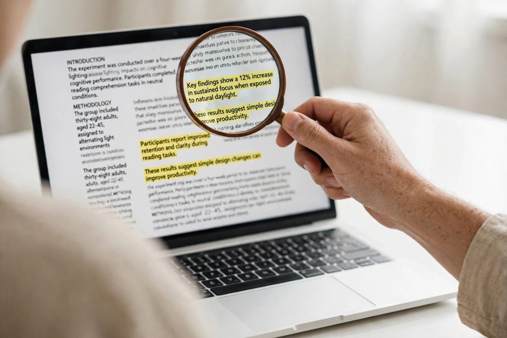 Comparing the best free AI detector tools of 2026 on a laptop screen