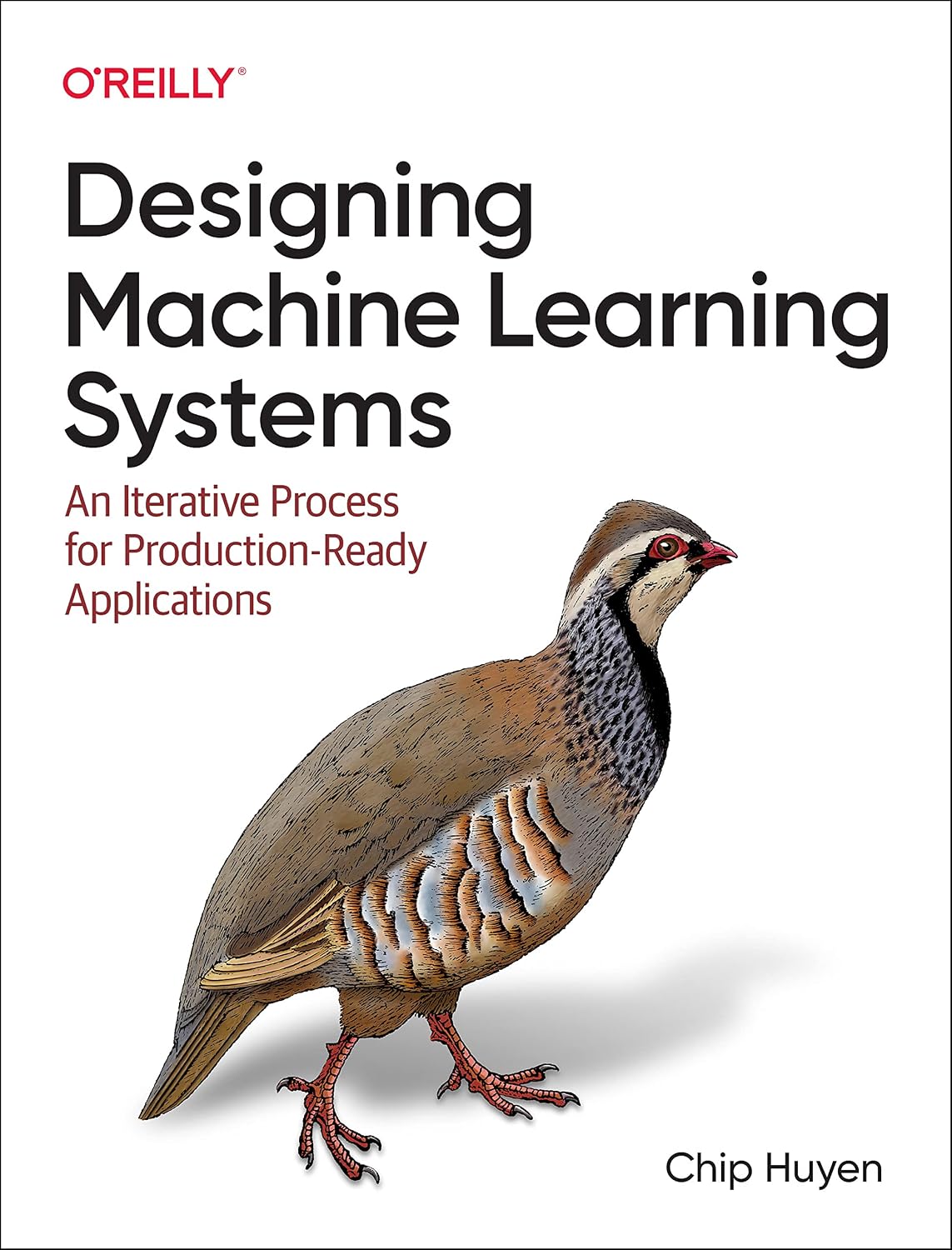 Designing Machine Learning Systems book cover by Chip Huyen, O'Reilly - AI Engineering book review comparison