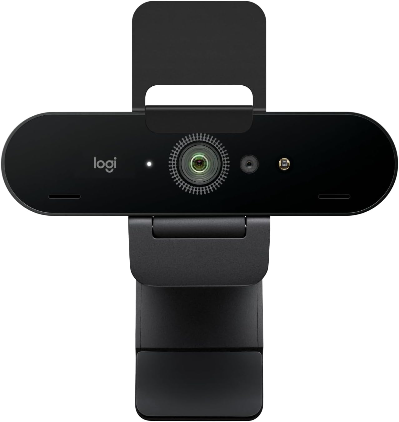 Logitech Brio 4K Ultra HD webcam real product photo, black, for streaming and meetings
