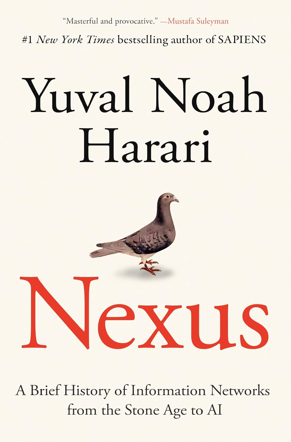 Nexus book cover by Yuval Noah Harari